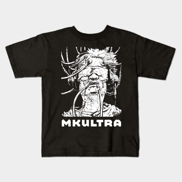 MK Ultra Kids T-Shirt by RossHayes